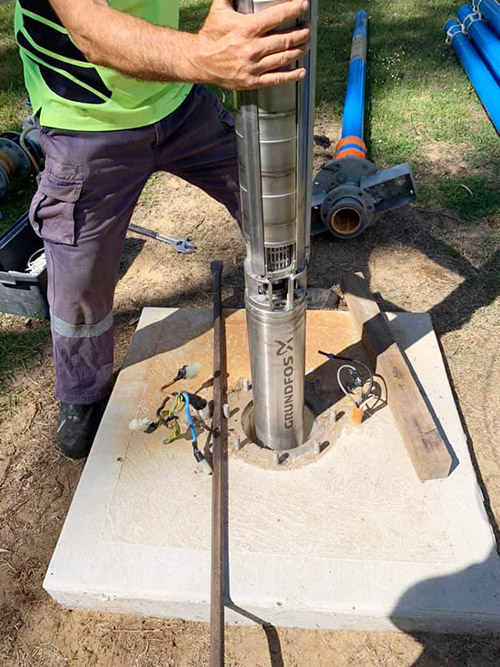 submersible pump for shire of murray irrigation